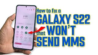 How To Fix A Samsung Galaxy S22/S23 That Can't Send MMS Messages | Picture Messages Not Sent