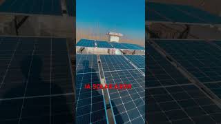 7 KW Ja solar 630w and 580 Waat solar panels system installation #viral #solarsystem