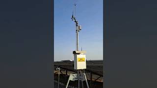 Weather monitoring station in Solar plant #technology #science #engineering #weather