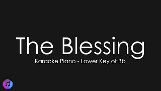 The Blessing | Elevation Worship | Piano Karaoke [Lower Key of Bb]