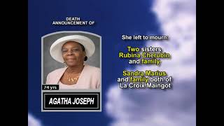 Agatha Joseph ~ Medium Obituary