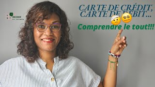 Carte de débit, carte de crédit, compte chèque😵‍💫🤕 : comprendre le tout!😉