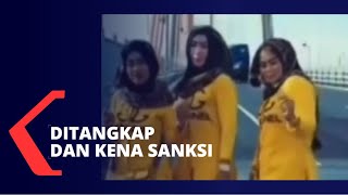 Viral Emak-Emak Berbaju Kuning Main TikTok di Jembatan Suramadu, Lanjut Kena Sanksi