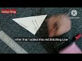 how to make instant triangle hijab 2 layers double layered hijab cutting and stitching ramadan