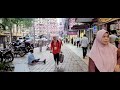 Street walk in Masjid India Street one day before Kuala Lumpur Sinkhole Swollowed Indian Woman