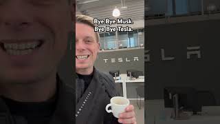 Bye Bye Elon. Bye Bye Tesla.#tesla #elonmusk #thedarktenor  #tesla