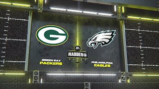 Madden NFL 24 - Green Bay Packers Vs Philadelphia Eagles Simulation (Madden 25 R
