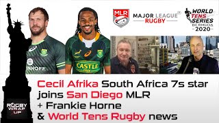 Blitzboks Legends Cecil Afrika & Frankie Horne on World Tens & Major League Rugby