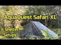 Aqua Quest Safari XL Tarp bushcraft camping tarp tent shelter