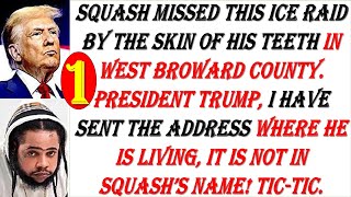 SQUASH MISSED THIS ICE RAID BY THE SKIN OF HIS TEETH!