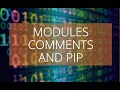 3. CHAPTER 2 - MODULES, COMMENTS & PIP