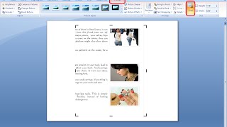 How to Crop Screenshot/Images/Photos in MS Word