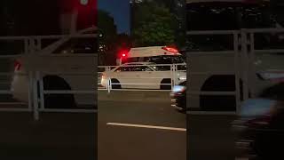 救急車　緊急走行　緊急出動　東京医大へ　夜の新宿　#東京消防庁 #緊急走行 #青梅街道 #東京医大