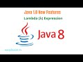 Java 1.8 New Features | Lambda Expression in Java 8.