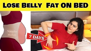 Easy Bed Exercises to Reduce Belly fat In 7 Days For Beginners