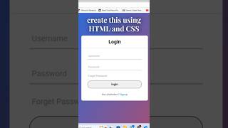 Can You Create a PERFECT Login Form with HTML & CSS in 10 Minutes?