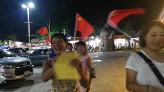 中国70周年国庆普吉中国人齐唱我和我的祖国快闪