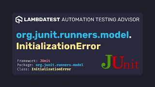 org junit runners mode InitializationError with examples