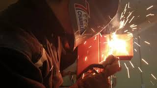 집짓기 다섯번째 기술 아크 용접 side Arc welding - 2 측면용접 각파이프 용접기 용접장비