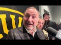 gary bettman at bruins centennial game