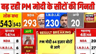 Lok Sabha Election Result 2024: बढ़ रही PM Modi के सीटों की गिनती | Varanasi | BJP | NDA | N18ER