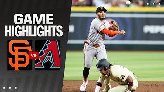 Giants vs. D-backs Game Highlights (6/4/24) | MLB Highlights