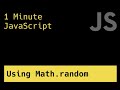 Picking Random Elements From An Array - 1 Minute JavaScript