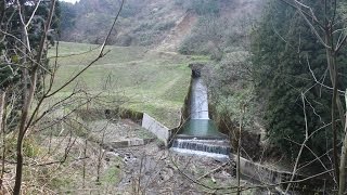 打尾谷ため池（富山県南砺市）※旧大鋸屋林道溜池