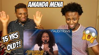 Amanda Mena: The 15-Year-Old Earns Golden Buzzer From Mel B - America's Got Talent 2018 (REACTION)