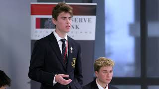 Monetary Policy Challenge, 1st place, Mt Auckland Grammar