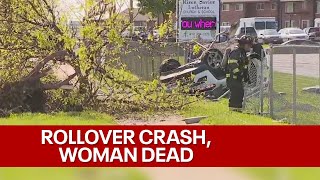 Crash on Milwaukee's north side, woman dead | FOX6 News Milwaukee