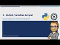 Software 1: Output, Variables & Input
