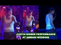 Justin Bieber Performance at Anant Ambani Radhika Merchant Sangeet ceremony