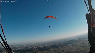 Meduno Monte Valinis schöner Abendflug mit Günter     gleitschirmfliegen, paragleiten, paragliding