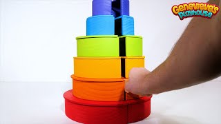 Rainbow Learning Blocks for Toddlers and Kids!