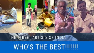 INDIAN STREET MUSIC ARTISTS| MAGIC BABU|INDIA CHOICE |Amazing artist with indian instruments