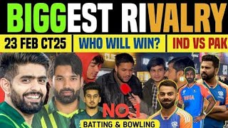 IND vs PAK Champions Trophy 2025 BIGGEST Rivalry | ind vs pak match