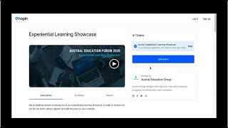 Experiential Learning Hopin Platform Instructions