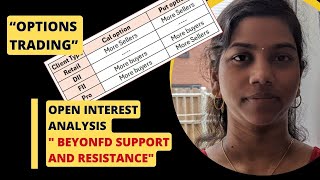 Open Interest ANALYSIS - Beyond Support and Resistance -Nifty Option Trading