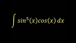 Integral of sin^5(x)*cos(x) - Integral example