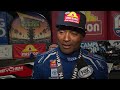 antron brown caps off championship season with wally at in n out burger nhra finals