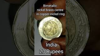 20 Rupees_Indian Coin 2021 #coins #rupees #2021 #india