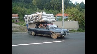 Őrült román sofőrök az utakon. Mad driving skills in Romania, romanian drivers