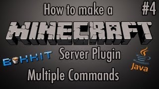 Java | How to make a Minecraft 1.6.2 Bukkit Server Plugin | Multiple Commands & Blocks