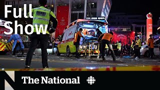CBC News: The National | Seoul Halloween disaster, India bridge collapse, Fox News host