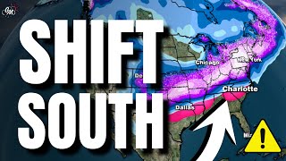 This MASSIVE WINTER STORM Is SHIFTING South
