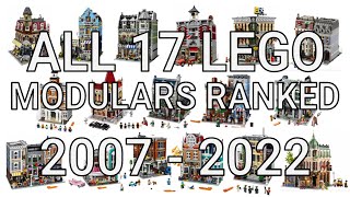 All 17 LEGO Modular Buildings Ranked (2007-2022) Including Boutique Hotel!