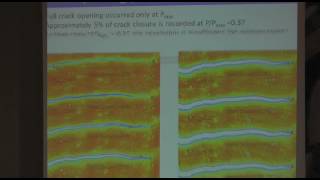 Crack opening displacement, crack closure and crack tip strain field