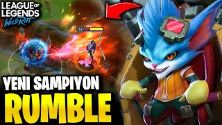 Yeni Şampiyon Rumble'ı Test Ettim! | Rumble Wild Rift Oynanış | Creed WR