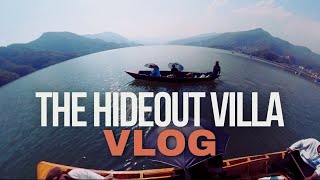 THE HIDEOUT VILLA VLOG POKHARA #eatnexplore #video #vlog